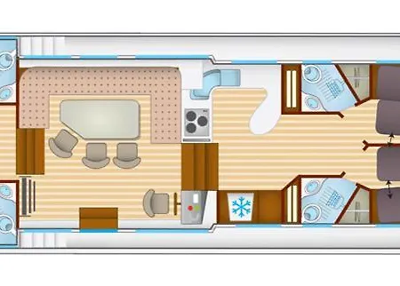 Bateau-hôtel Penichettes Itinerantes Sans Permis - Locaboat *
